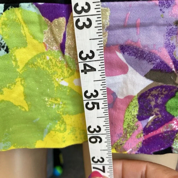 Calvin Klein SZ 8 FLORAL STRUCTURED SLEEVELESS SHEATH DRESS-UNLINED COTTAGECORE - Picture 4 of 11